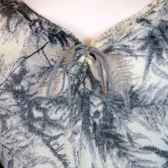 Guinevere Woodland Haze Mohair V Neck Sweater - Picture 2 of 4